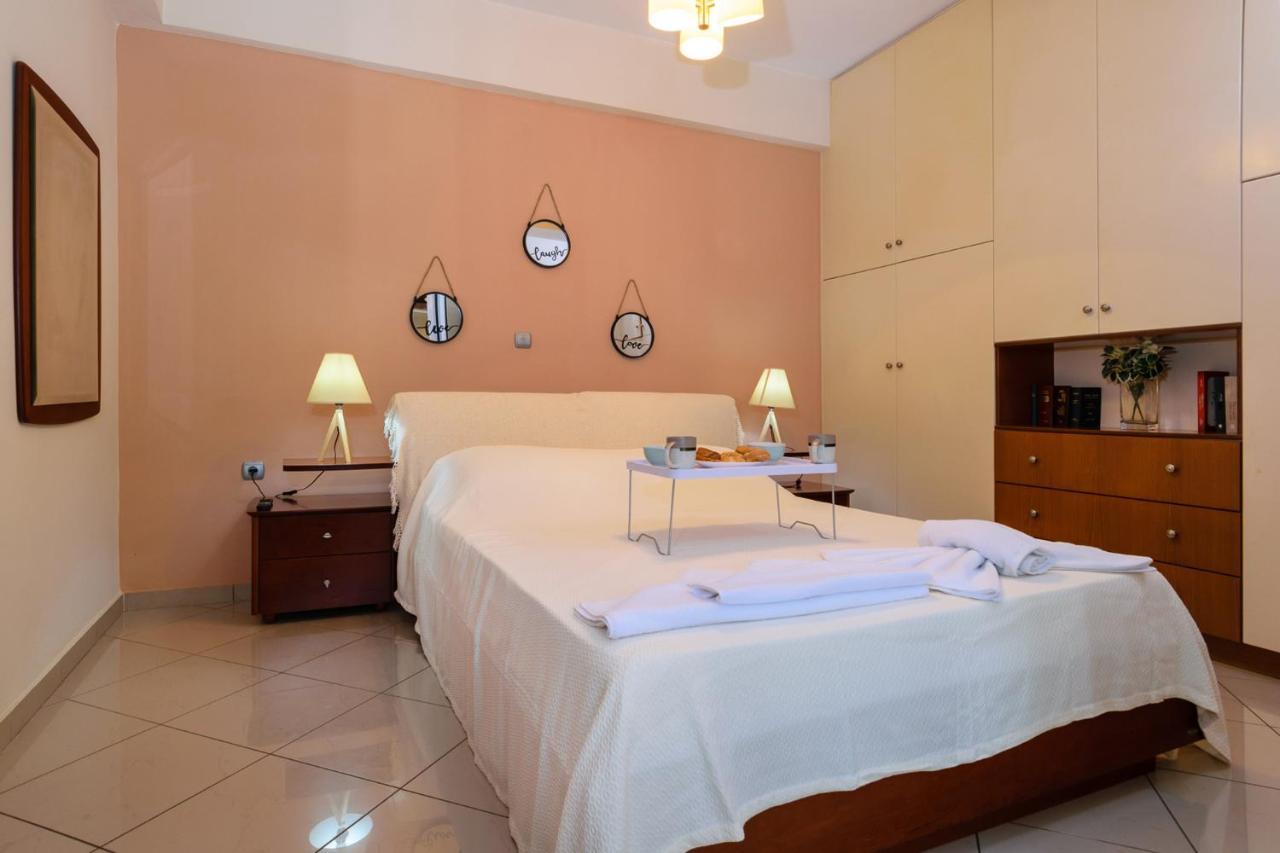 Central Penthouse In Quiet Neighborhood Near Sandy Beach Chania  ภายนอก รูปภาพ