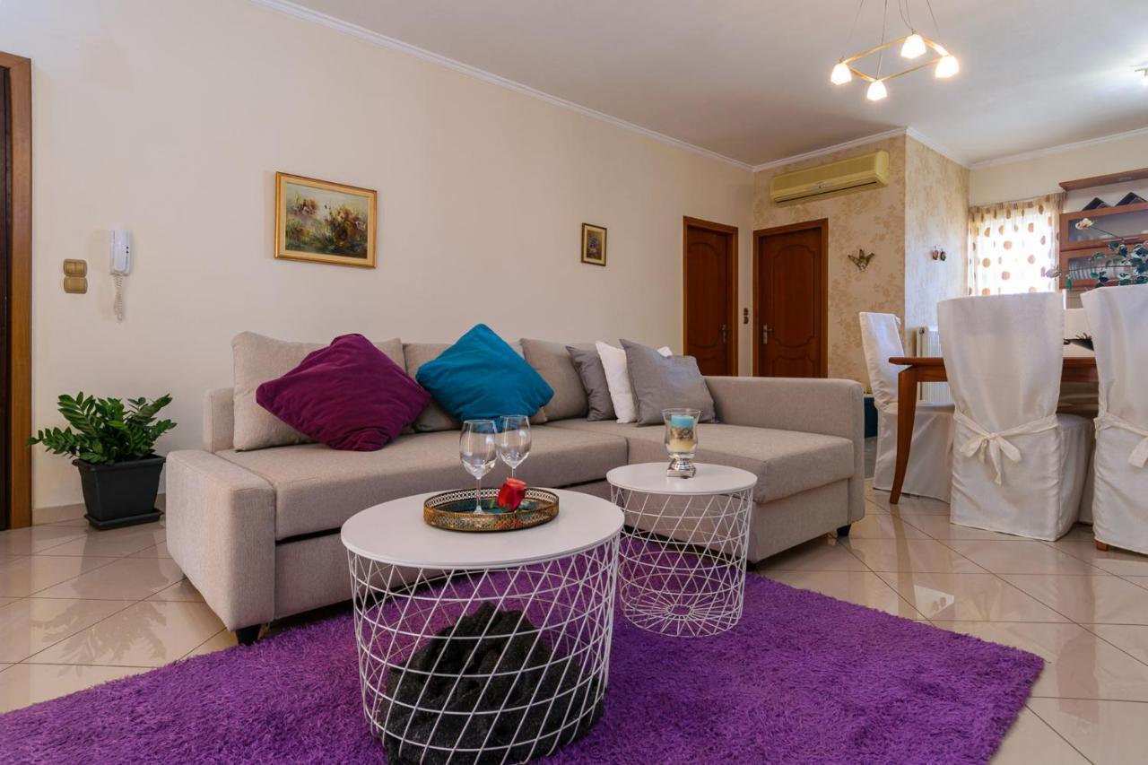 Central Penthouse In Quiet Neighborhood Near Sandy Beach Chania  ภายนอก รูปภาพ