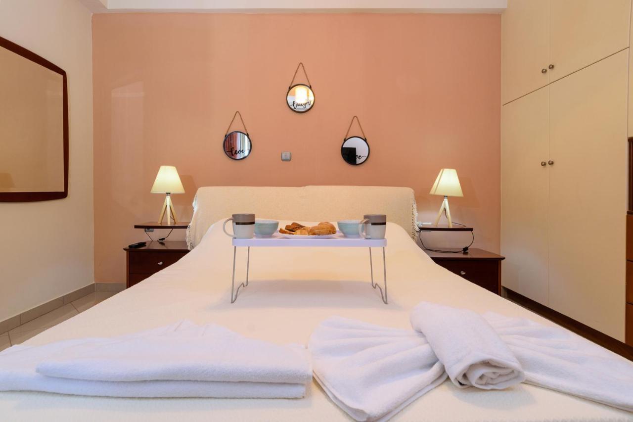Central Penthouse In Quiet Neighborhood Near Sandy Beach Chania  ภายนอก รูปภาพ